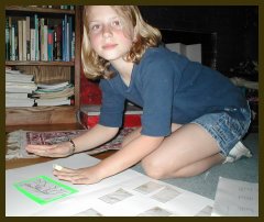 Sorting bones for a Spring Show Display